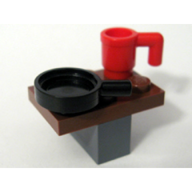 advent calendar 2008 city day 3 - table cup and frying pan