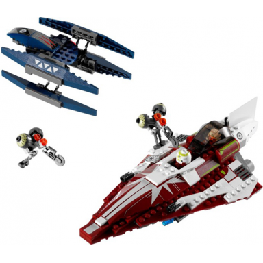 ahsokas starfighter and vulture droid