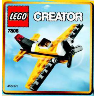 yellow airplane polybag