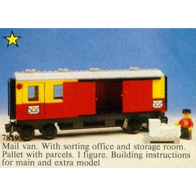 postal container wagon covered