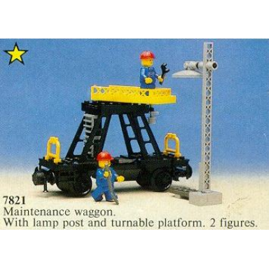 overhead gantry and lighting maintenance wagon service waggon