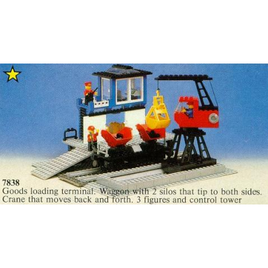 freight loading depot with wagon