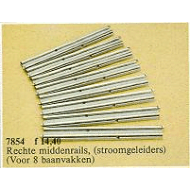 8 straight electric rails gray 12v