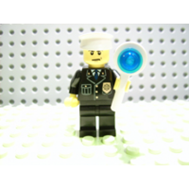 advent calendar 2006 city day 16 - police officer with signal paddle