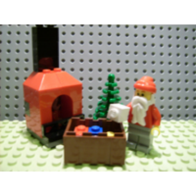 advent calendar 2006 city day 24 - santa tree gifts fireplace