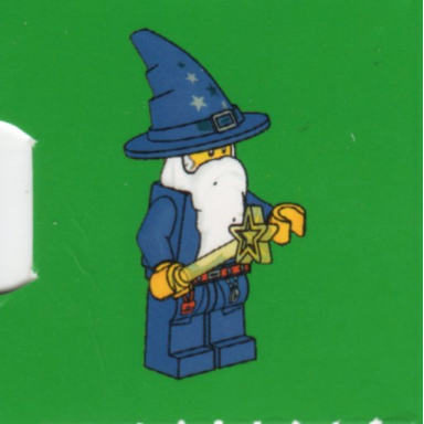 advent calendar 2010 kingdoms day 24 - blue wizard with wand