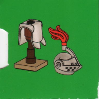 advent calendar 2010 kingdoms day 6 - armor rack with plate armor and helmet