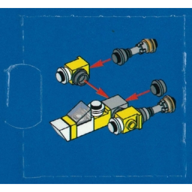 advent calendar 2011 star wars day 18 - anakins y-wing starfighter