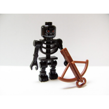 advent calendar 2008 castle day 6 - black skeleton with crossbow