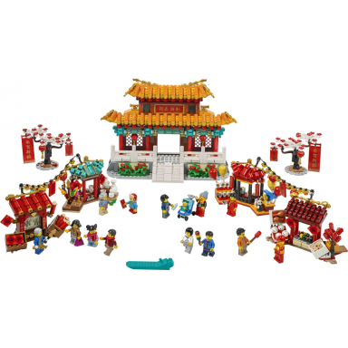 chinese new year temple fair