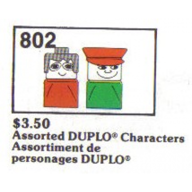 assorted duplo characters