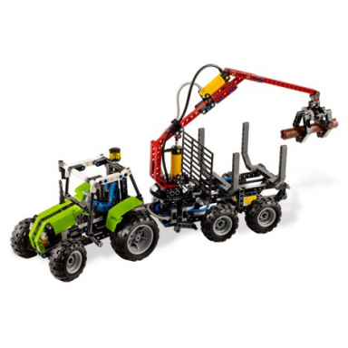 tractor with log loader
