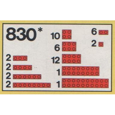red bricks parts pack