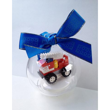 fire truck holiday bauble