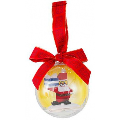 santa holiday bauble