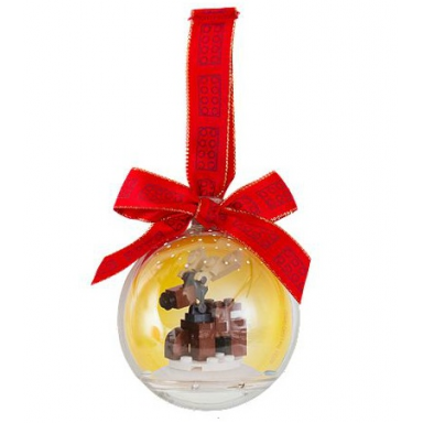 reindeer holiday bauble