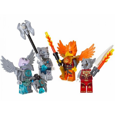 fire and ice minifigure accessory set blister pack