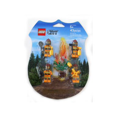 city firemen minifigure pack blister pack