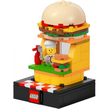 bricktober brick bites set 4 4 - burger stall 2024 toys r us exclusive