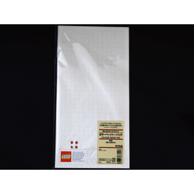 muji colour paper pad and perforation grid