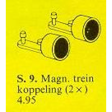 magnetic train couplers