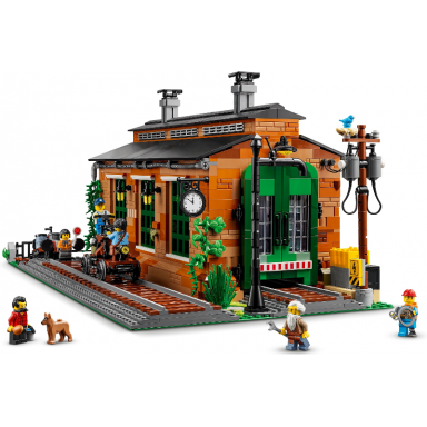 old train engine shed