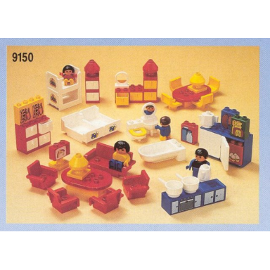 duplo furniture - 74 el.