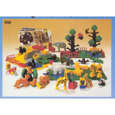 duplo safari park - 92 elements 6 act cards