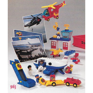 duplo airport - 47 el 4 act cards 3 aircraft
