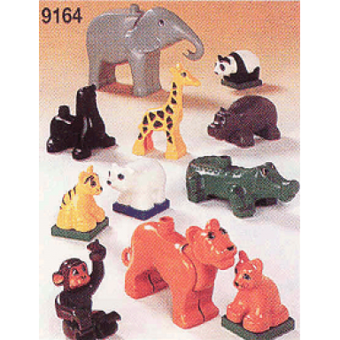 duplo animals for safari park - 11 animals for set 9160