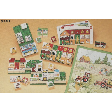 duplo farm scene mosaics