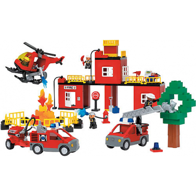 fire station fire rescue services set