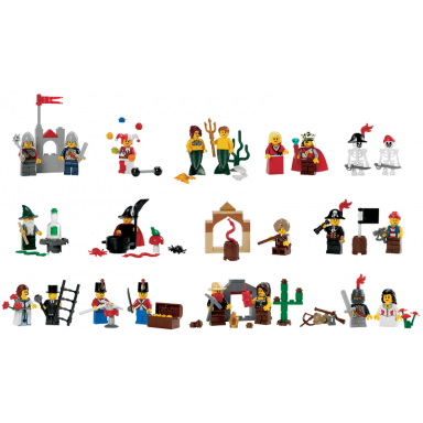 fairytale historic minifigure set