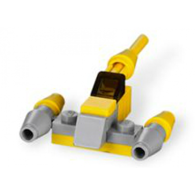 advent calendar 2012 star wars day 7 - naboo starfighter