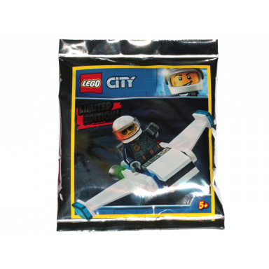 police officer and jet foil pack