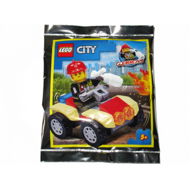 clemmons fireman with fire quad foil pack