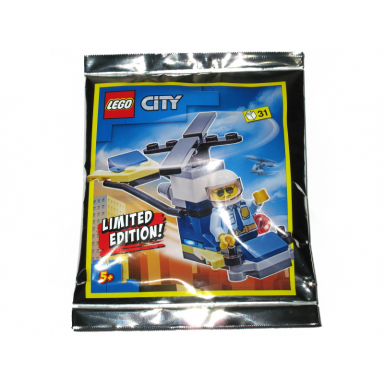 policeman and helicopter foil pack