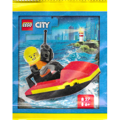 rescue mission with jet boat paper bag