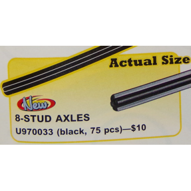 8-stud axles