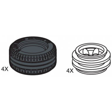 small lawn tire hub