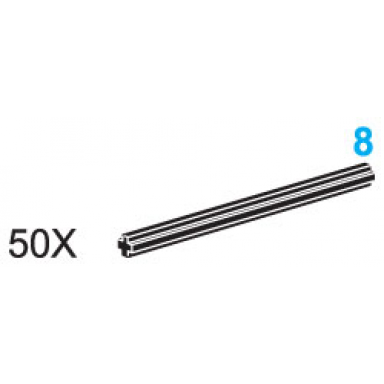 8-stud axles pack of 50