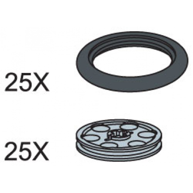 o-ring and pulley wheels