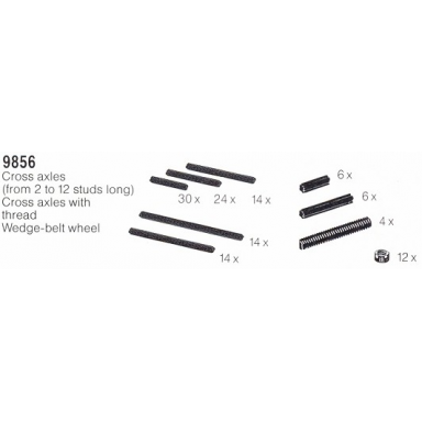 assortment of cross axles