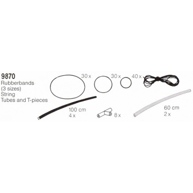 pneumatic rubber bands and pneumatic tubing