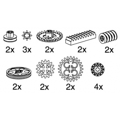 small gear wheels