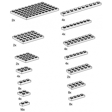 plates black