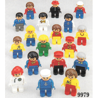 duplo people family workers