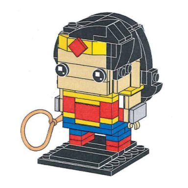 lego brand store exclusive build - wonder woman