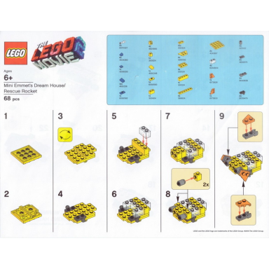 barnes noble exclusive build - mini emmets dream house rescue rocket