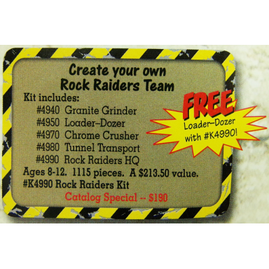 rock raiders kit